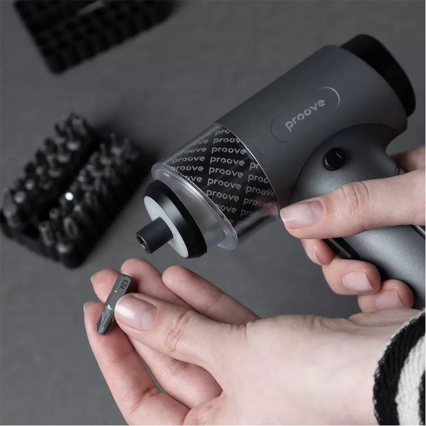 Multifunctional Electric Screwdriver Set Proove Driller 36in1, Gray 249228 Imagini