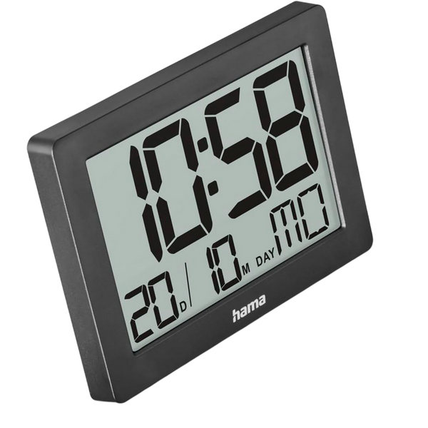 Digital Wall Clock Hama Ko Tao 222230 Black 258051 Imagini