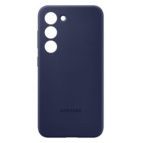 Original Sam. silicone cover Galaxy S23, Navy 201145 фото