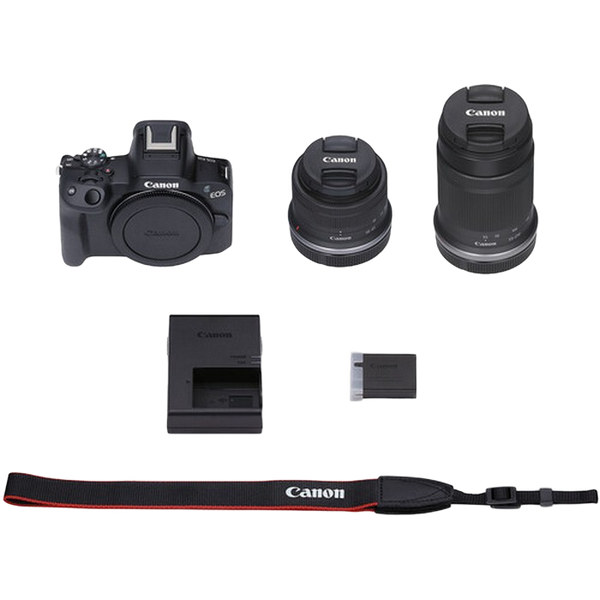 DC Canon EOS R50 Black & RF-S 18-45mm f/4.5-6.3 IS STM & RF-S 55-210mm f/5-7.1 IS STM KIT 205122 фото