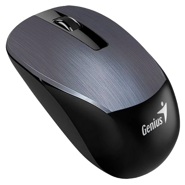 Wireless Mouse Genius NX-7015, Optical, 800-1600 dpi, 3 buttons, Ambidextrous,BlueEye,1xAA,Iron Gray 73672 фото