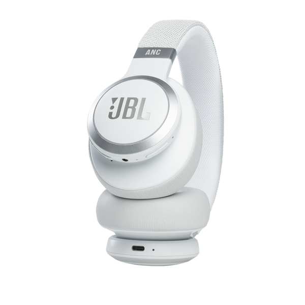 Headphones Bluetooth JBL LIVE660NC White, On-ear, active noise-cancelling 135404 фото
