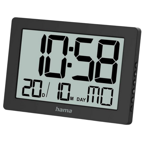 Digital Wall Clock Hama Ko Tao 222230 Black 258051 Imagini