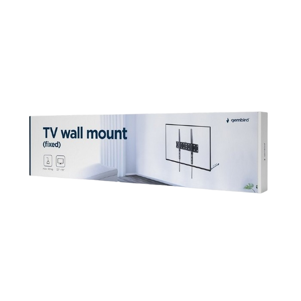 Wall Mount Gembird "WM-55F-02" Black 32"-55", max.40kg, VESA mm: up 400 x 400 204610 Imagini