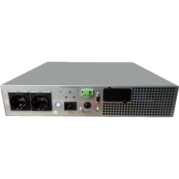 UPS Online Ultra Power 1000VA/900W, RM, RS-232, USB, SNMP Slot, metal case, LCD display 111034 фото
