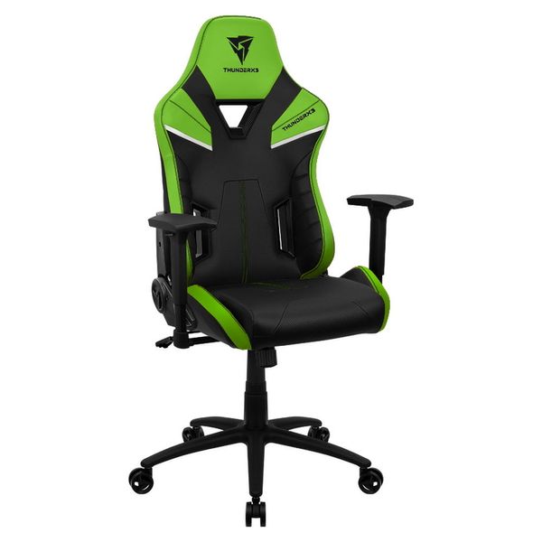 Gaming Chair ThunderX3 TC5 Black/Neon Green, User max load up to 150kg / height 170-190cm 135894 фото