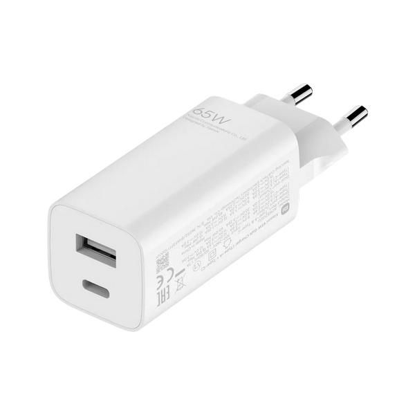 Xiaomi Charger 65W, Type-C + Type-A, AD652GEU 143622 фото