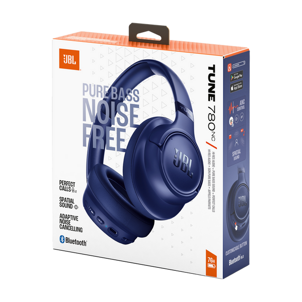 Headphones Bluetooth JBL T780NC, Blue, On-ear, Adaptive Noise Cancelling with Smart Ambient 248283 Imagini