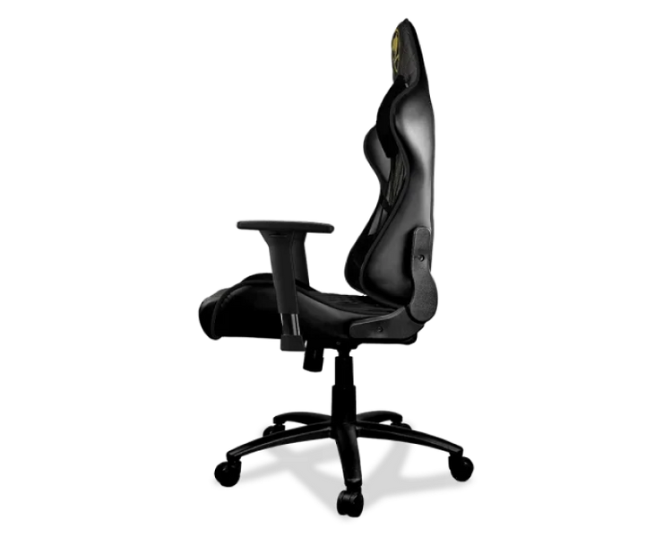 Gaming Chair Cougar HOTROD Royal Black/Gold, User max load up to 136kg / height 155-190cm 206745 фото