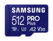 512GB MicroSD (Class 10) UHS-I (U3) +SD adapter, Samsung PRO Plus "MB-MD512SA" (R/W:180/130MB/s) 207501 фото 6