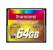 .64GB CompactFlash Card, Hi-Speed 1000X, Transcend "TS64GCF1000" (R/W: 160/120MB/s) 59761 фото 1