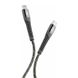Type-C to Lightning Cable Cellular, Strong MFI, 1.2M, Black 147441 фото 1