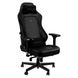 Gaming Chair Noble Hero NBL-HRO-PU-BLA Black/Black, User max load up to 150kg / height 165-190cm 117086 фото 1