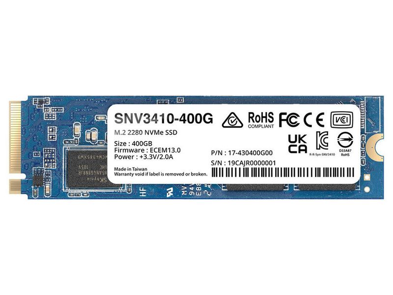 SYNOLOGY M.2 22110 400Gb Enterprise NVMe solid-state drive "SNV3510-400G" 148623 фото