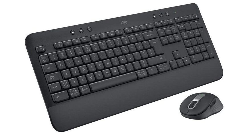 Wireless Keyboard & Mouse Logitech MK650 for Business, US Layout, 2.4/BT, 1xAA/2xAA, Graphite 149469 фото