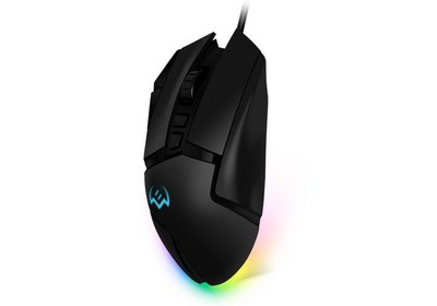 Gaming Mouse SVEN RX-G975, Optical, 200-10000 dpi, 10 buttons, Soft Touch, RGB, Black, USB 141310 фото