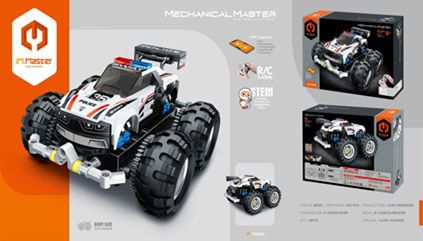 8035, iM.Master Bricks: RC & APP Programming Off-Road Monster Truck 231 pcs 138066 фото