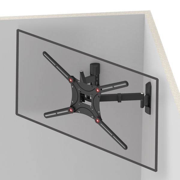 Wall Mount Barkan ''BM464L'' Black 13"-90" Full Motion, max.60kg, VESA mm: up to 600x400mm 111565 Imagini