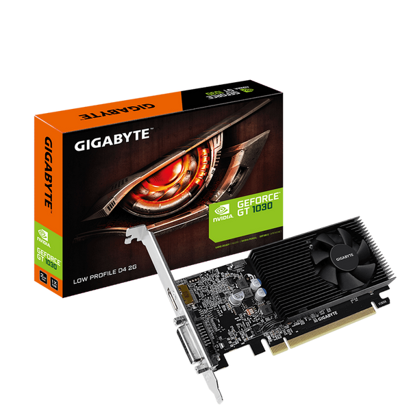 VGA Gigabyte GT1030 2GB GDDR4 Low Profile (GV-N1030D4-2GL) 129141 фото