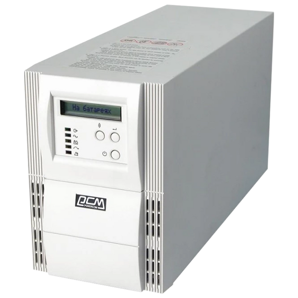 UPS PowerCom VGD-3000 3000VA/2100W, On-Line, LCD,AVR,RJ45,USB,RS232, SNMP, 6xSchuko, Ext. batt. conn 35146 фото