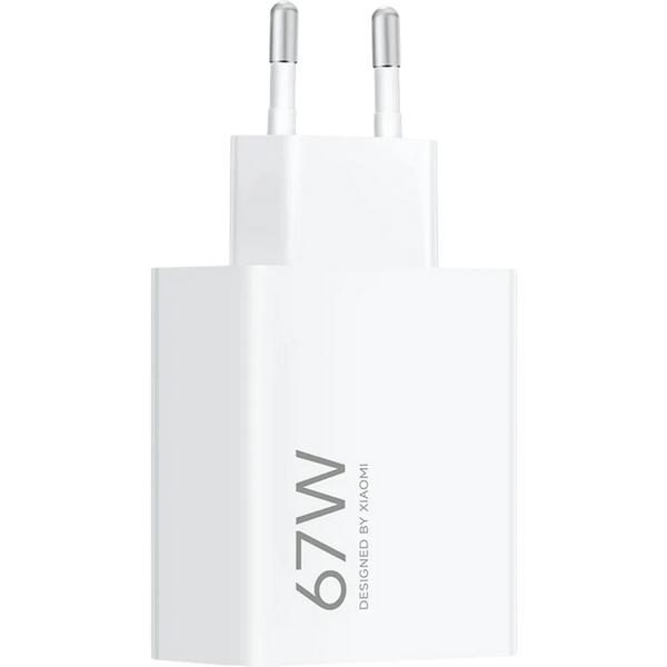 Xiaomi Charger 67W HyperCharge Power Adapter (Type-A), BHR07SKEU, White 231921 Imagini