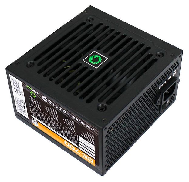 Power Supply ATX 700W GAMEMAX GE-700, 80+, Active PFC, 120mm fan, Retail 80675 фото