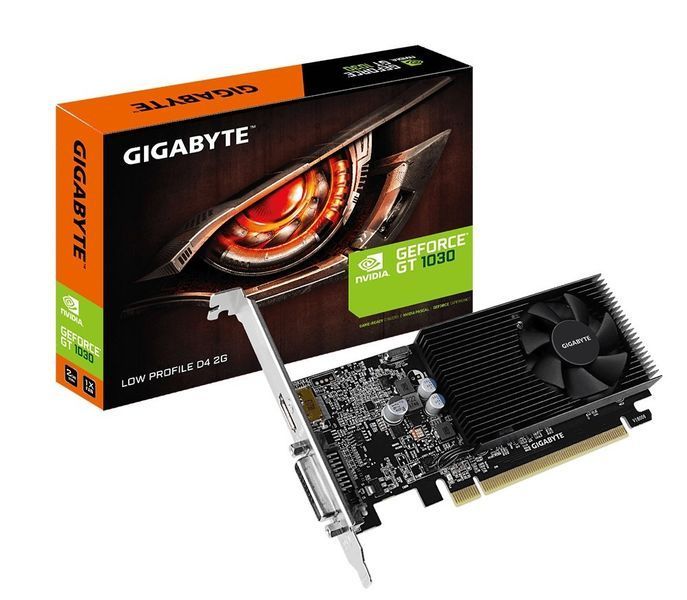VGA Gigabyte GT1030 2GB GDDR4 Low Profile (GV-N1030D4-2GL) 129141 фото