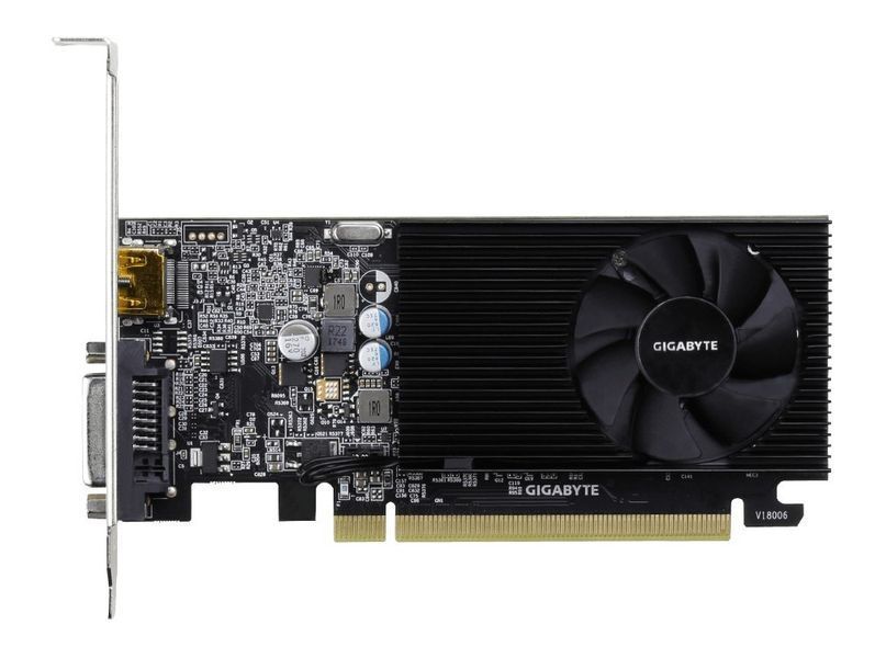 VGA Gigabyte GT1030 2GB GDDR4 Low Profile (GV-N1030D4-2GL) 129141 фото