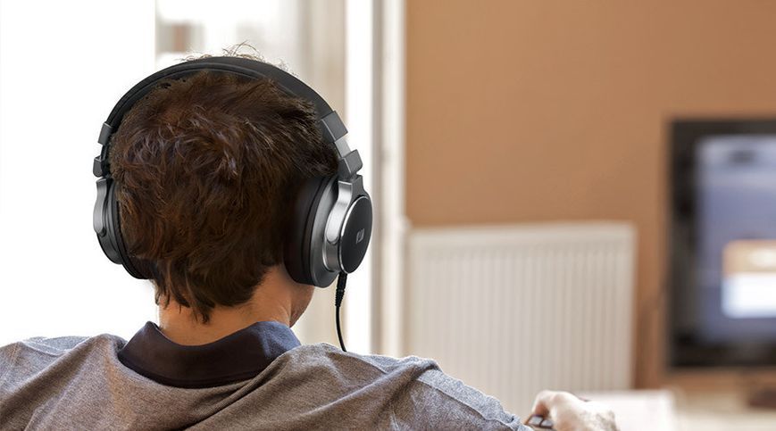 TV Headphones MUSE M-275 CTV Blac, Cable 6m, 3.5/6.3mm adaptor; 3.5mm/RCA adaptor 135623 фото